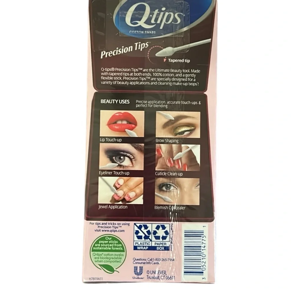 NIB Q-tips Precision Tips Cotton Swabs (1 box)